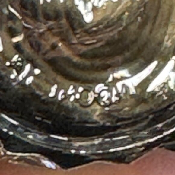 Vintage Cut Glass Candle Holders Pair Tealight, Taper Candles Sticks Signature - Picture 6 of 9